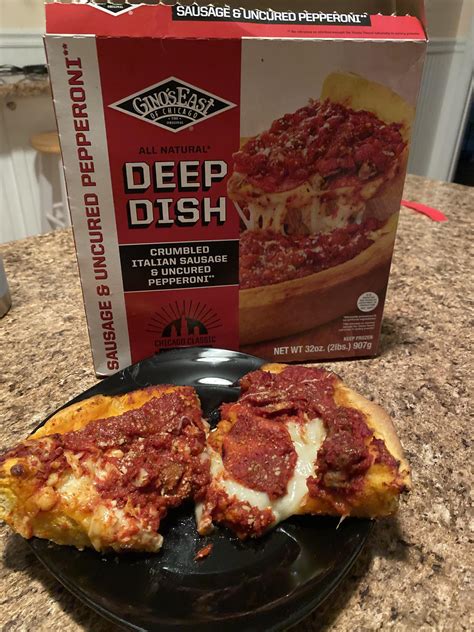 Aldi Deep Dish 910 Probably The Best Frozen Pizza Ive Ever