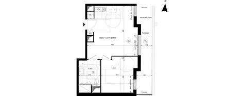 Plan Appartement T2 De 40 09 M² Neuf à Sucy En Brie Résidence N°219938