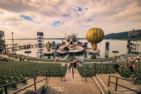 Floating Stage Of The Bregenz Festival In Bregenz On Lake Constance