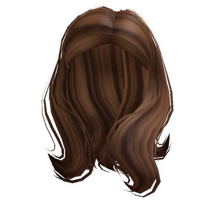 Graceful Side Part Hair In Brown with Streaks's Code & Price - RblxTrade