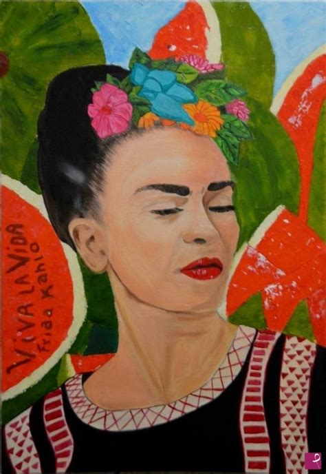 Disponibile Quadro Frida Viva La Vida Salvo Distefano