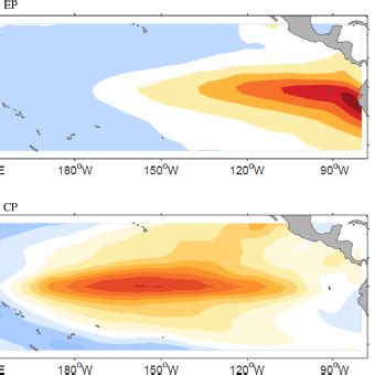 Eof Patterns Of Sea Surface Temperature Anomalies Obtained From A