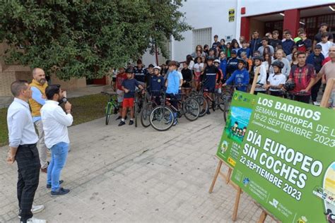 Estudiantes De Los Barrios Celebran El D A Europeo Sin Coches