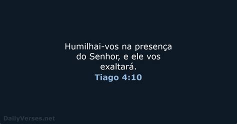 Tiago 4 10 Versículo da Bíblia ARA DailyVerses net