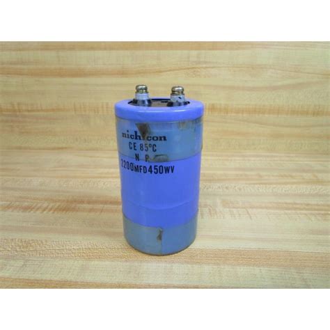 Nichicon Nr Capacitor Mfd Wv Used Mara Industrial