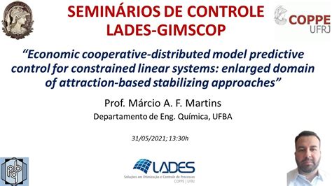 32o SEMINÁRIO DE CONTROLE LADES GIMSCOP Economic cooperative