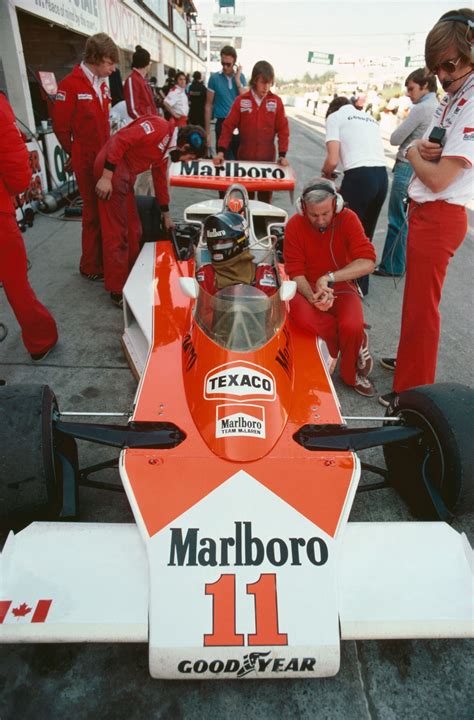 James Hunt McLaren Ford M23 1976 Canadian GP Mosport Park Racing