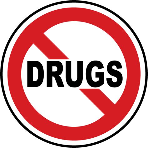 Drugs Prohibited Label F7479 By