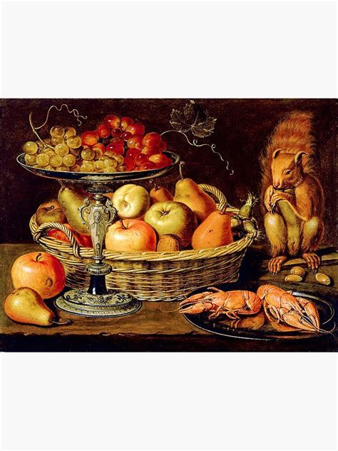 Clara Peeters Still Life With Fruit Lobsters Poster By Bragova