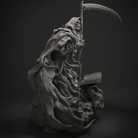 Stl File Grim Reaper 3d Print 🗿 ・template To Download And 3d Print・cults