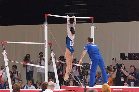 uneven bars  gymnastics