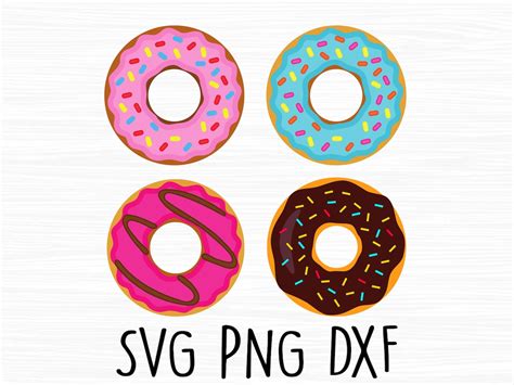 Donut Svg Bundle Donut Svg Svg Files For Cricut Etsy UK