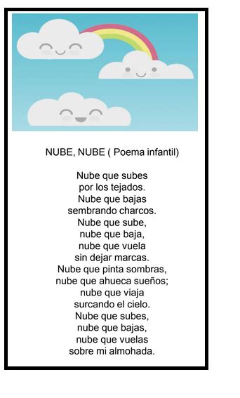 Poema Infantil Nube Nube