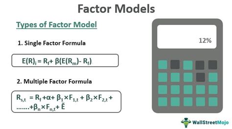 Factor Models What Are They Types Examples Advantages