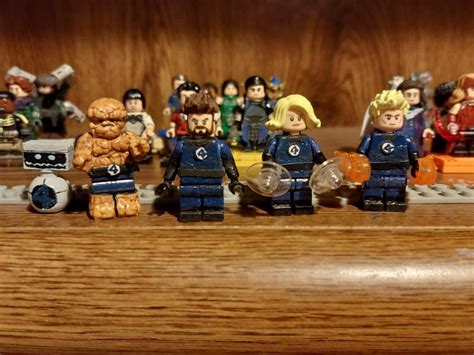 Custom Lego Marvel Fantastic Four And Herbie Lego