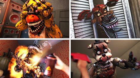 Sfm Fnaf Fnaf 4 Counter Jumpscares Youtube