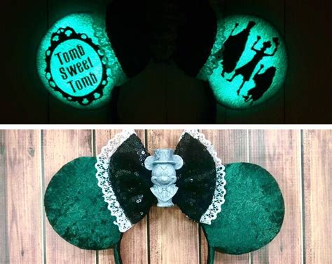 Haunted Mansion Ears Hitchhiking Ghost Ears Disney Ears Mickey Mouse