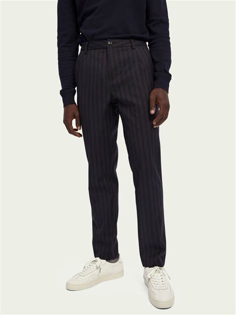 Scotch And Soda Blake Slim Fit Pleated Chino Shopstyle Casual Pants