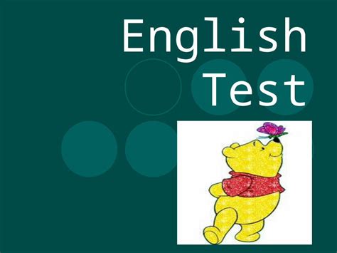 PPT English Test Complete The Text With Present Simple Or Present