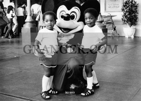 Image Of Disneyland 1982 Children With Mickey Mouse At Disneyland