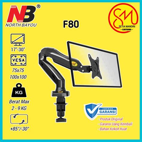 Jual Bracket Tv Monitor Led Lcd North Bayou Nb F Nbf Tilt