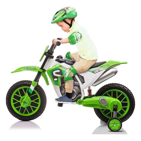 AFAIF Electric Motorcycle for Kids 12-Volt Dirt Bike Ride on Toy Off ...