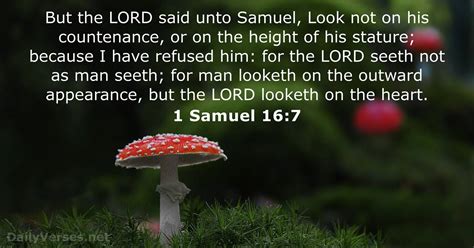 1 Samuel 16 7 Bible Verse Kjv