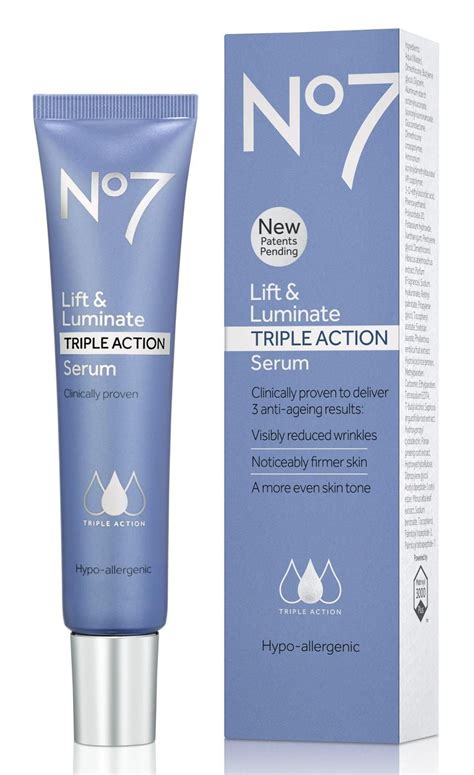 No7 Lift & Luminate TRIPLE ACTION Serum, $33.99, ulta.com (Courtesy of ...