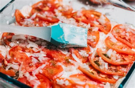 Verduras Guisadas Tomates Zanahorias Col Pimientas En Un Cazo En