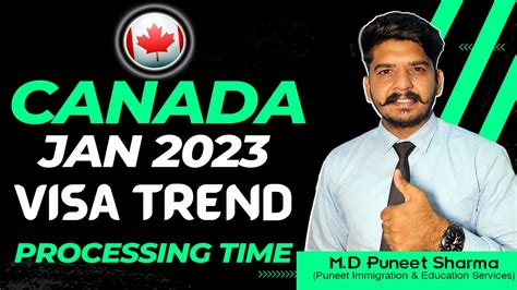 CANADA 2023 JAN INTAKE VISA TREND Canada Visa Processing Time