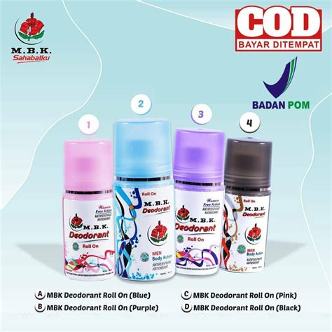 Jual Mbk Deodorant Anti Perspirant Roll On 40 Ml Shopee Indonesia