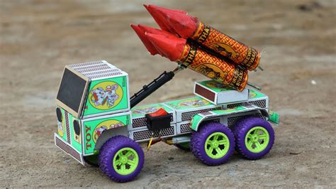 How To Make Matchbox Rocket Launcher Truck At Home Diy Missile