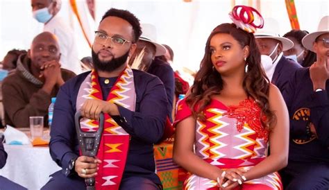 Photos Ex Tv Girl Muthoni Mukiri Weds Fiancé Nairobi Wire