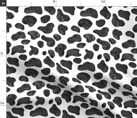 Holstein cow - dairy cow - cow spots Fabric | Spoonflower