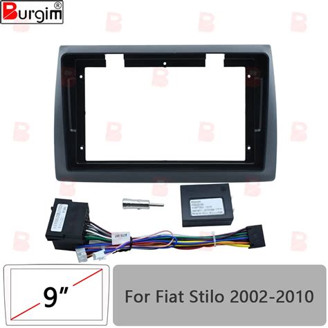 Car Radio Fascias Quadro Para Fiat Stilo Polegada Din