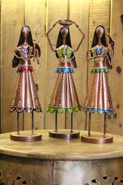 Indoor Metal Rajasthani Doll Handicrafts For Decoretion At Rs 960 Set