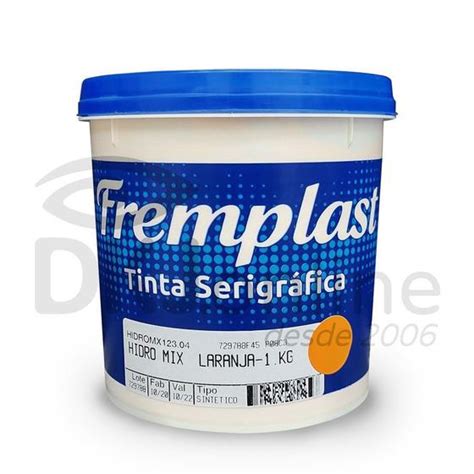 Hidro Mix Tinta Serigr Fica Base Gua Laranja Para Tecido Sint Tico E