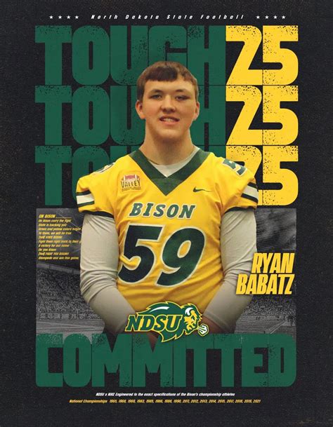 Star Offensive Lineman Babatz Commits To Ndsu Bison Am