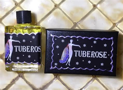 Tuberose Perfume Oil In Black Box