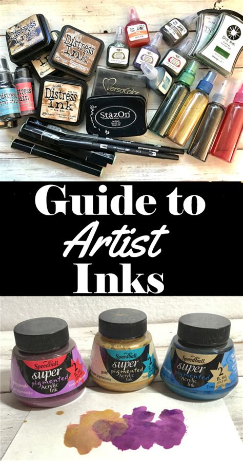 Artist Inks Comprehensive Guide The Graphics Fairy