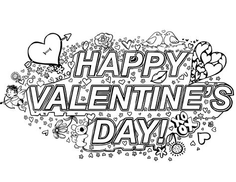 Diy Valentines Day Coloring Cards Erin Bakers®