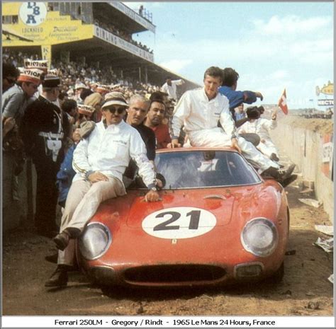 1965 Ferrari 250 LM Ferrari 3 286 Cc Jochen Rindt Masten Gregory