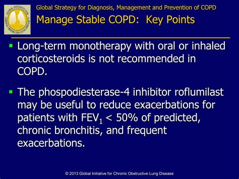 © Global Initiative For Chronic Obstructive Lung Disease Ppt Download