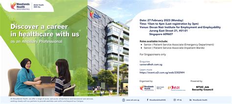 Recruitment Drive With Woodlands Health 27 Feb 2023 Employment And