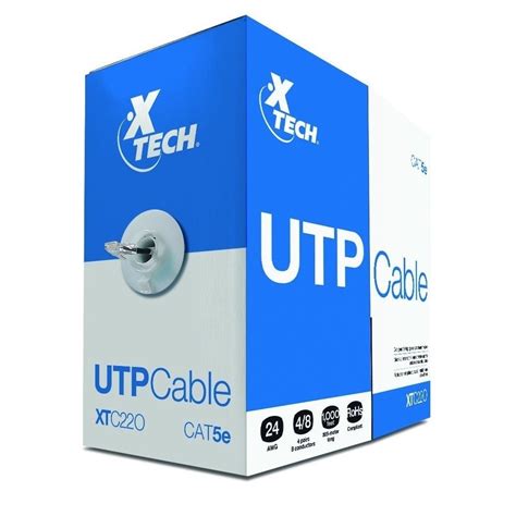 Cable UTP Nexxt Cat5e aleación 305mts gris Tecnomati