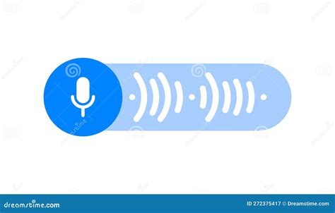 Voice Message Bubble Audio Chat Or Messenger Interface Vector Ui Ux