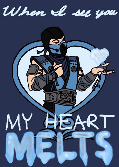 Mortal Kombat Sub Zero Valentine By Doodler95 Mortal Kombat Mortal