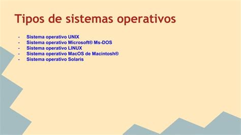 Sistemas Operativos Ppt