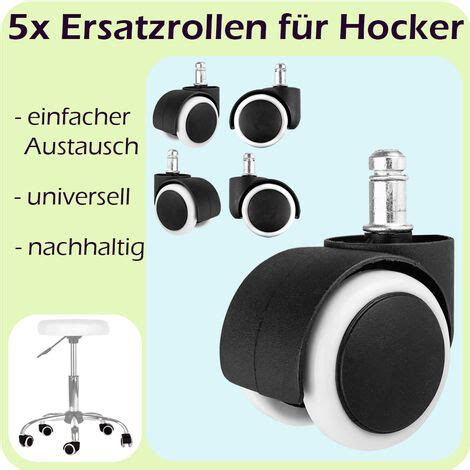 Er Set B Rostuhl Rollen Wheels F R Hocker Drehstuhl Schreibtischstuhl