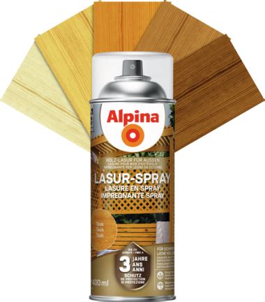 Holz Lasuren F R Au En Alpina Holzschutz